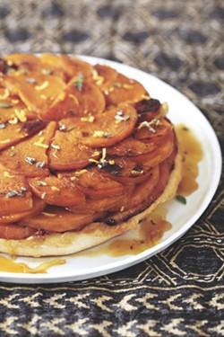 Butternut squash tarte Tatin