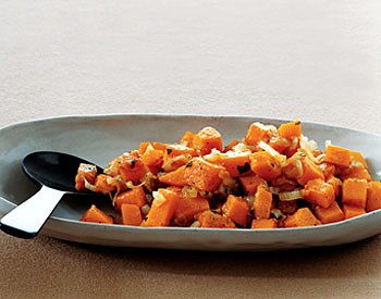 Butternut squash with shallots and sage