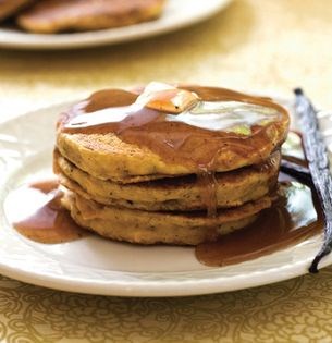 Butternut vanilla bean pancakes