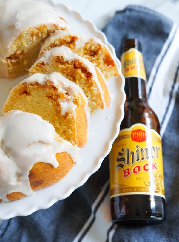 Butterscotch + beer bundt cake