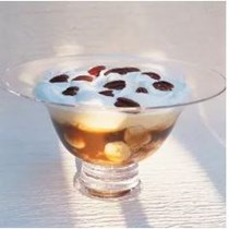 Butterscotch and banana trifle with Madeira