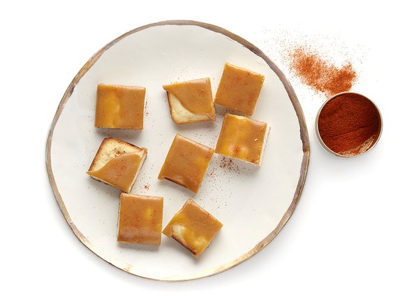 Butterscotch and cayenne bars