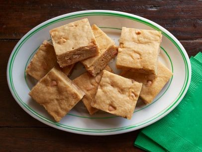 Butterscotch-bourbon blondies