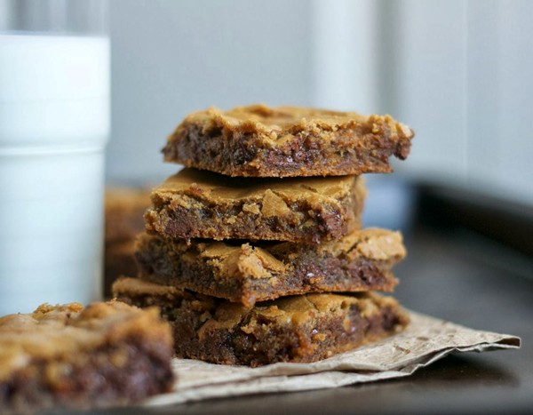 Butterscotch chocolate chip brownies