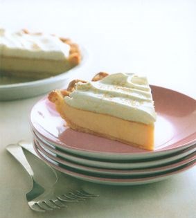 Butterscotch custard pie