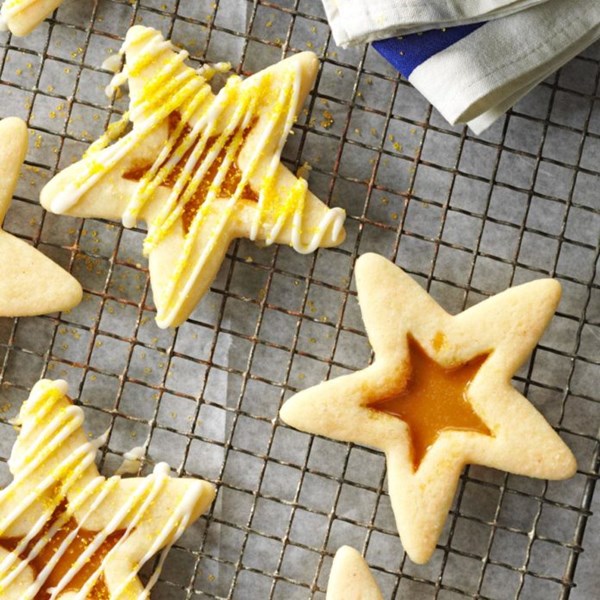 Butterscotch eggnog stars