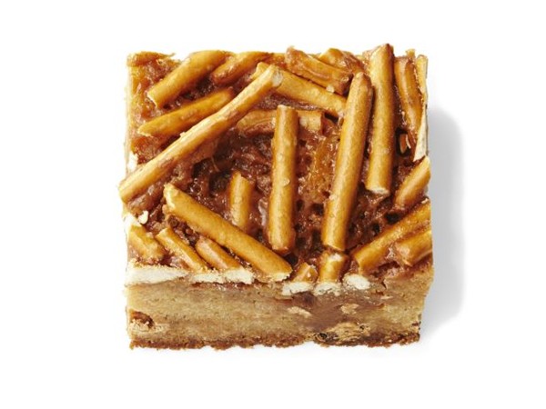 Butterscotch pretzel bars