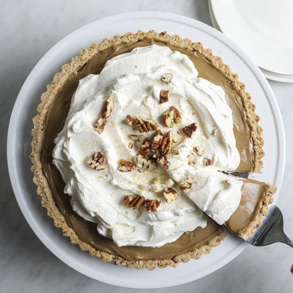 Butterscotch pudding pie