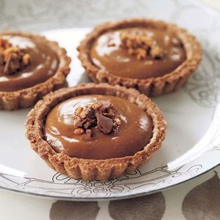 Butterscotch pudding tarts