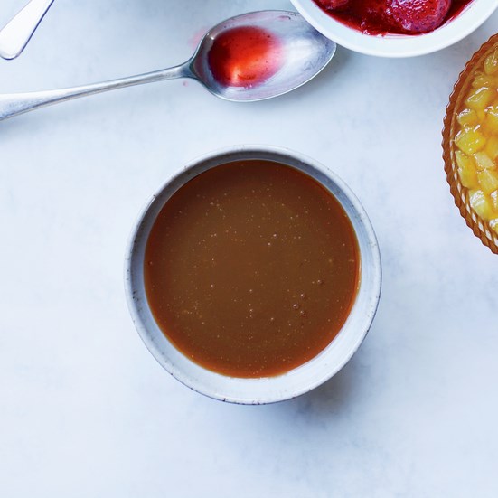 Butterscotch sauce [Annabelle Topacio, Ian Flores]