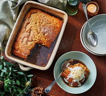 Butterscotch self-saucing pudding