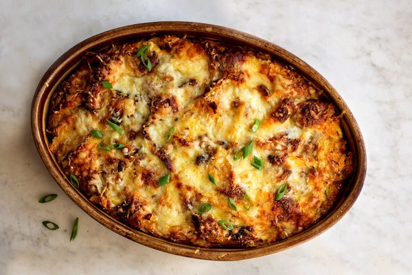Buttery breakfast casserole
