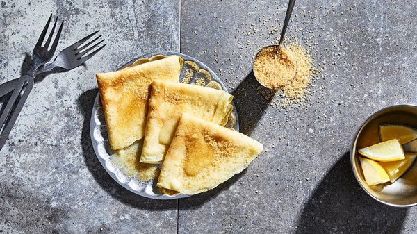 Buttery crepes