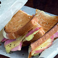 Buttery croque monsieur
