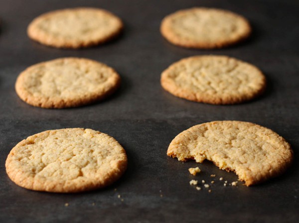 Buttery gluten-free corn cookies