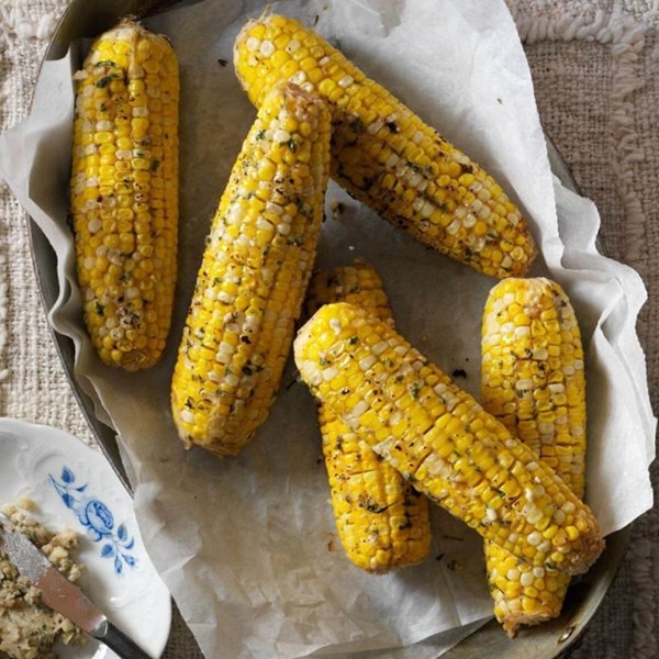 Buttery-horseradish corn on the cob
