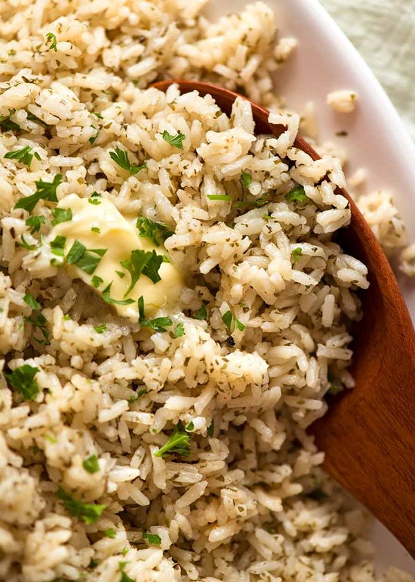 Buttery seasoned rice