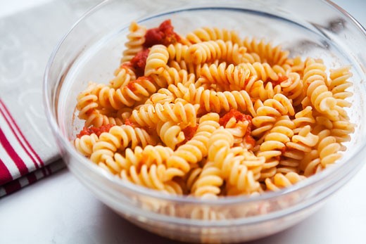 Buttery tomato pasta