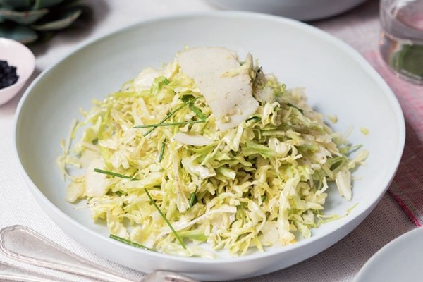 Cabbage & kohlrabi salad