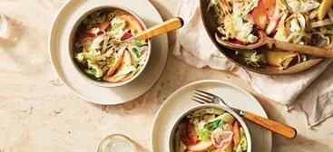 Cabbage and apple sauté