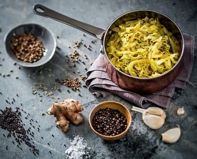 Cabbage curry