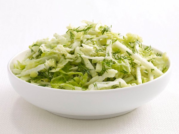 Cabbage-kohlrabi slaw
