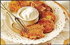 Cabbage latkes