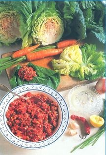 Cabbage leaves stuffed with meat and rice from Corfu (Yaprakia tis Kerkyras)