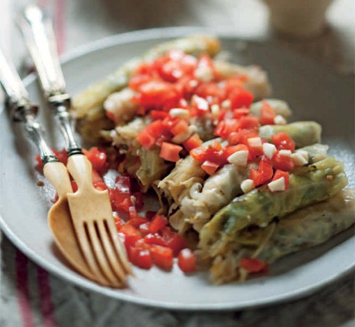 Cabbage rolls (Ma'hshi malfouf)