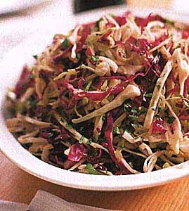 Cabbage salad with mustard vinaigrette