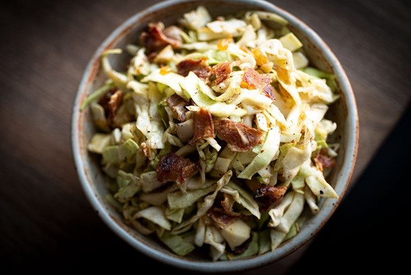 Cabbage with bacon