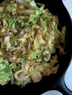 Cabbage with dill (Zelka so kopar)