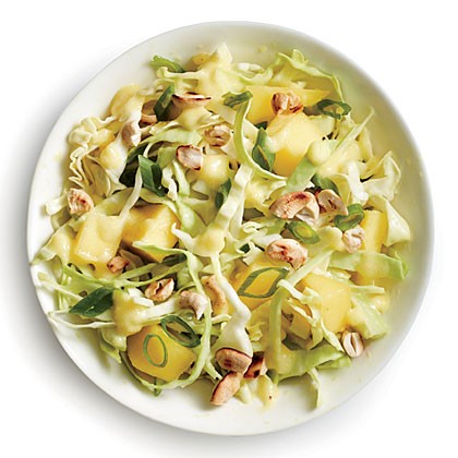 Cabbage with mango slaw vinaigrette