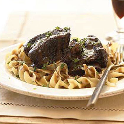 Cabernet-braised beef short ribs
