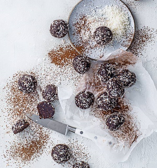 Cacao brownie energy bites [Surina Sehgal]