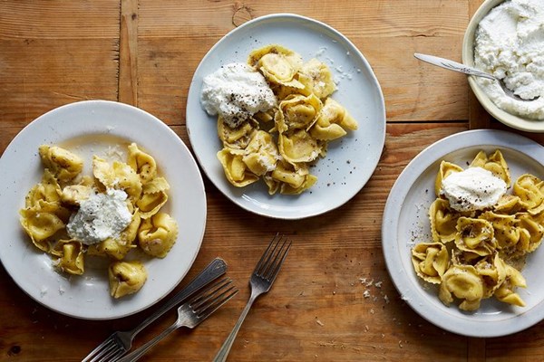 Cacio e pepe con ricotta