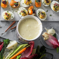 Cacio e pepe fondue