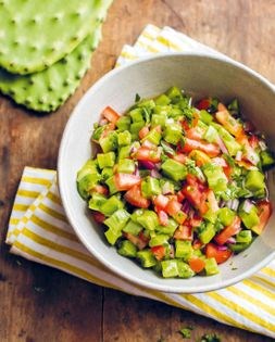 Cactus salsa (Salsa de nopal)