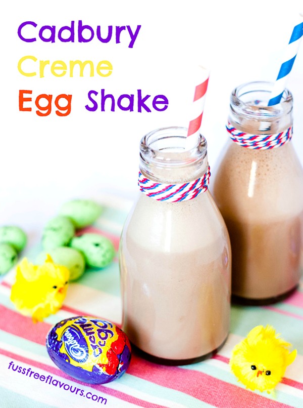 Cadbury Creme Egg milkshake