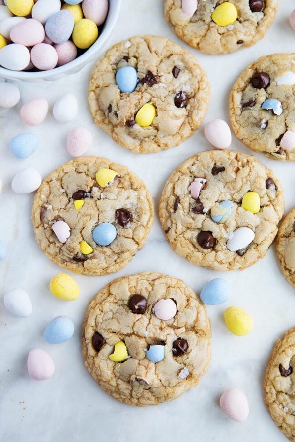 Cadbury egg cookies