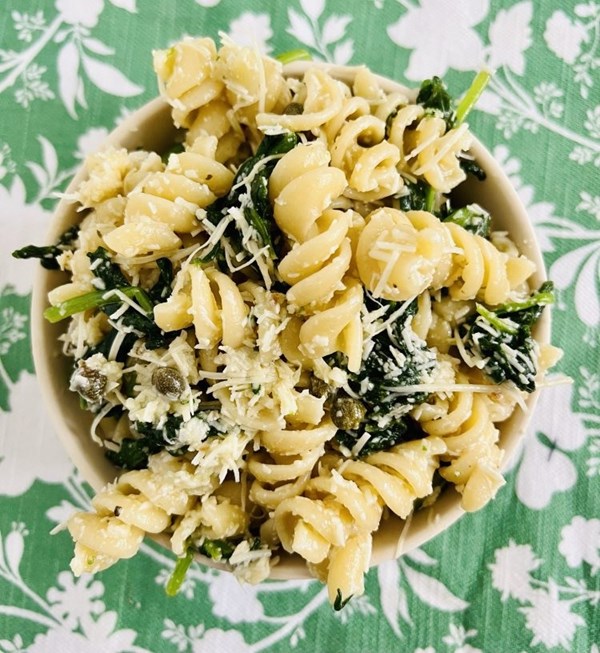 Caesar-esque pasta salad
