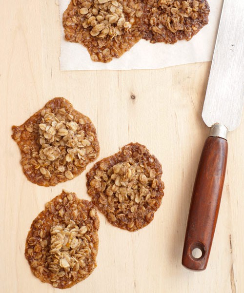 Café brûlot lace cookies