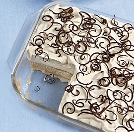 Café con leche tres leches cake