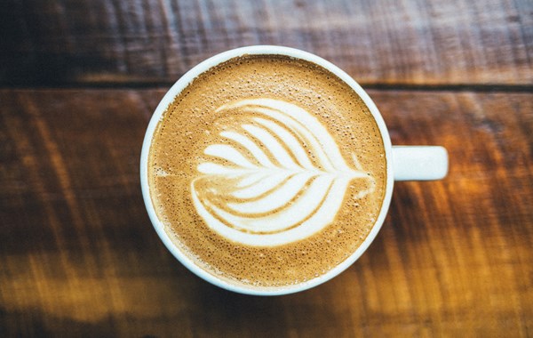 Cafe mocha with hazelnut milk