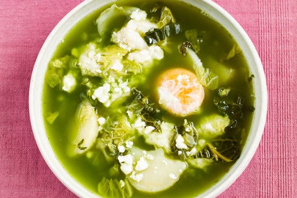 Cajamarca's green soup  (Caldo verde de Cajamarca)