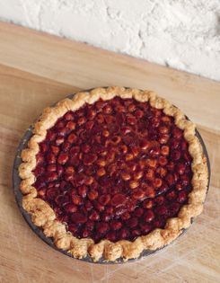 Cajeta macadamia pie