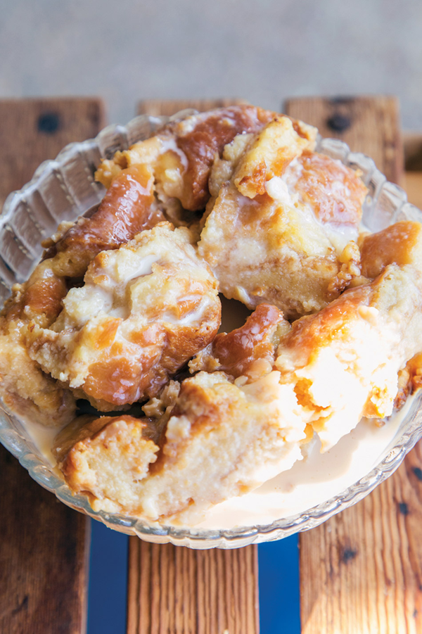 Cajun bread pudding