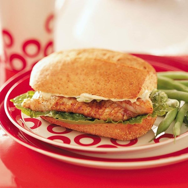 Cajun catfish sandwiches