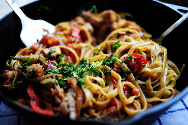 Cajun chicken pasta