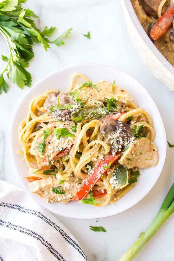 Cajun chicken pasta
